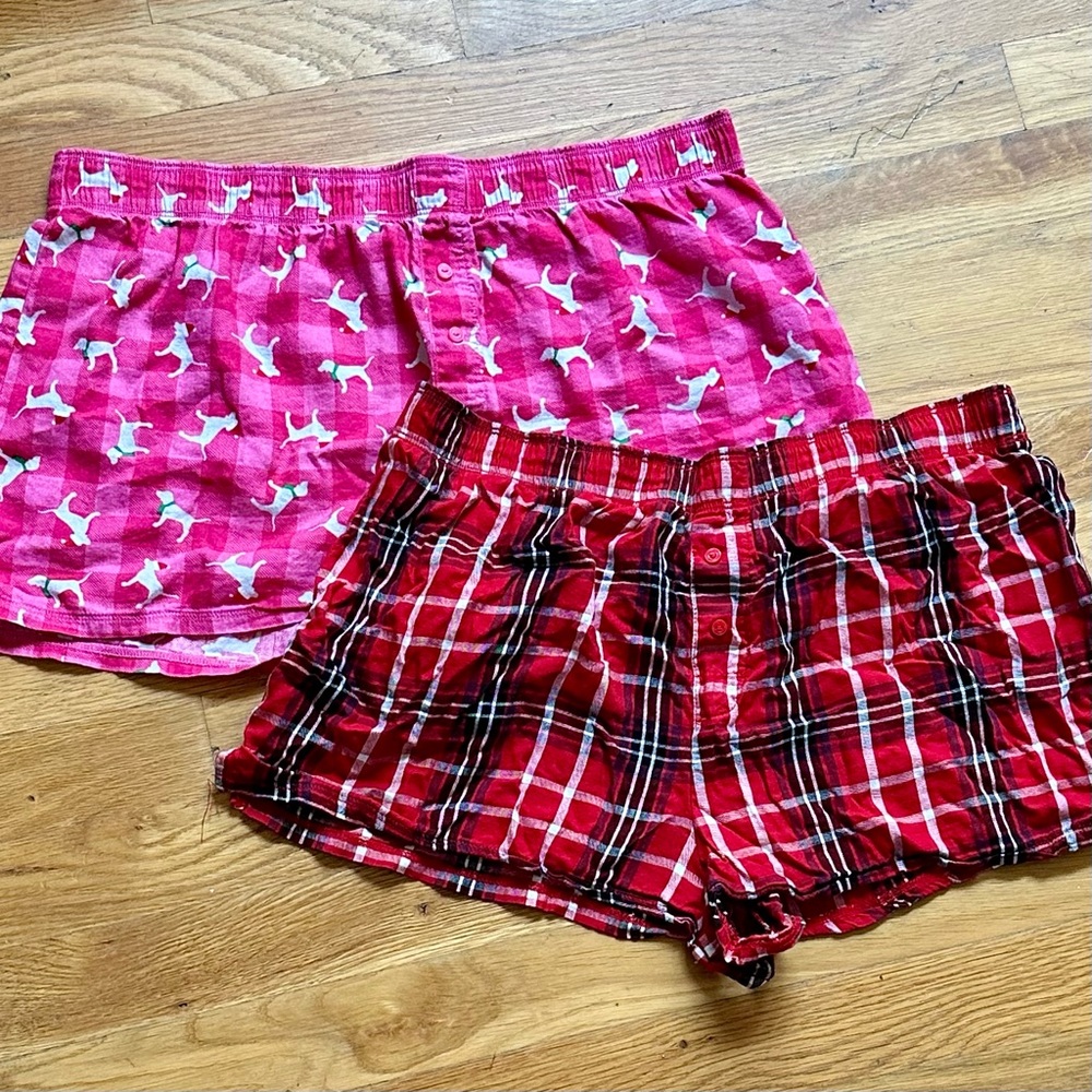 VS Pink Pair of 2 Boxer Shorts-Size M